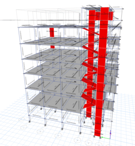 3D structural model of Mr. Zameer Commercial Complex